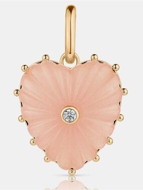 Thatch Malene Pink Jade Heart Clip